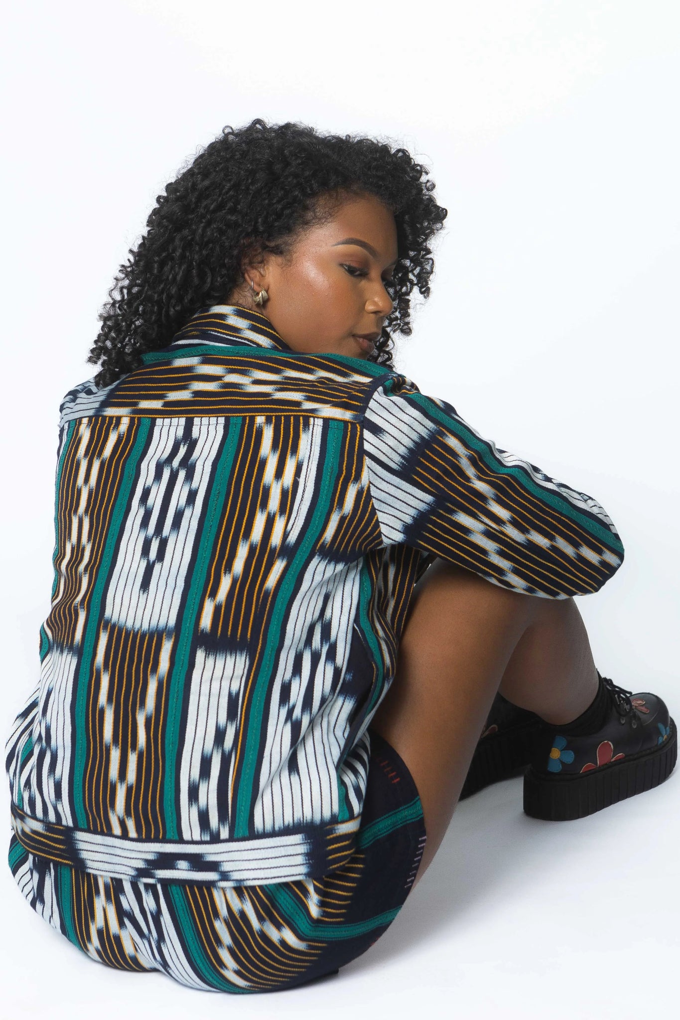 Fern Baulé Jacket#african_fabric_ghana#