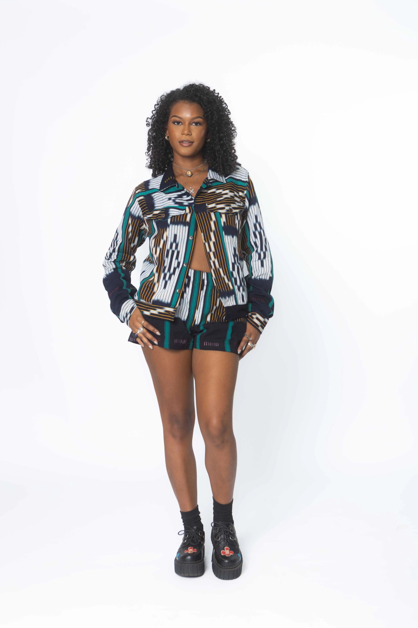 Fern Baulé Jacket#african_fabric_ghana#