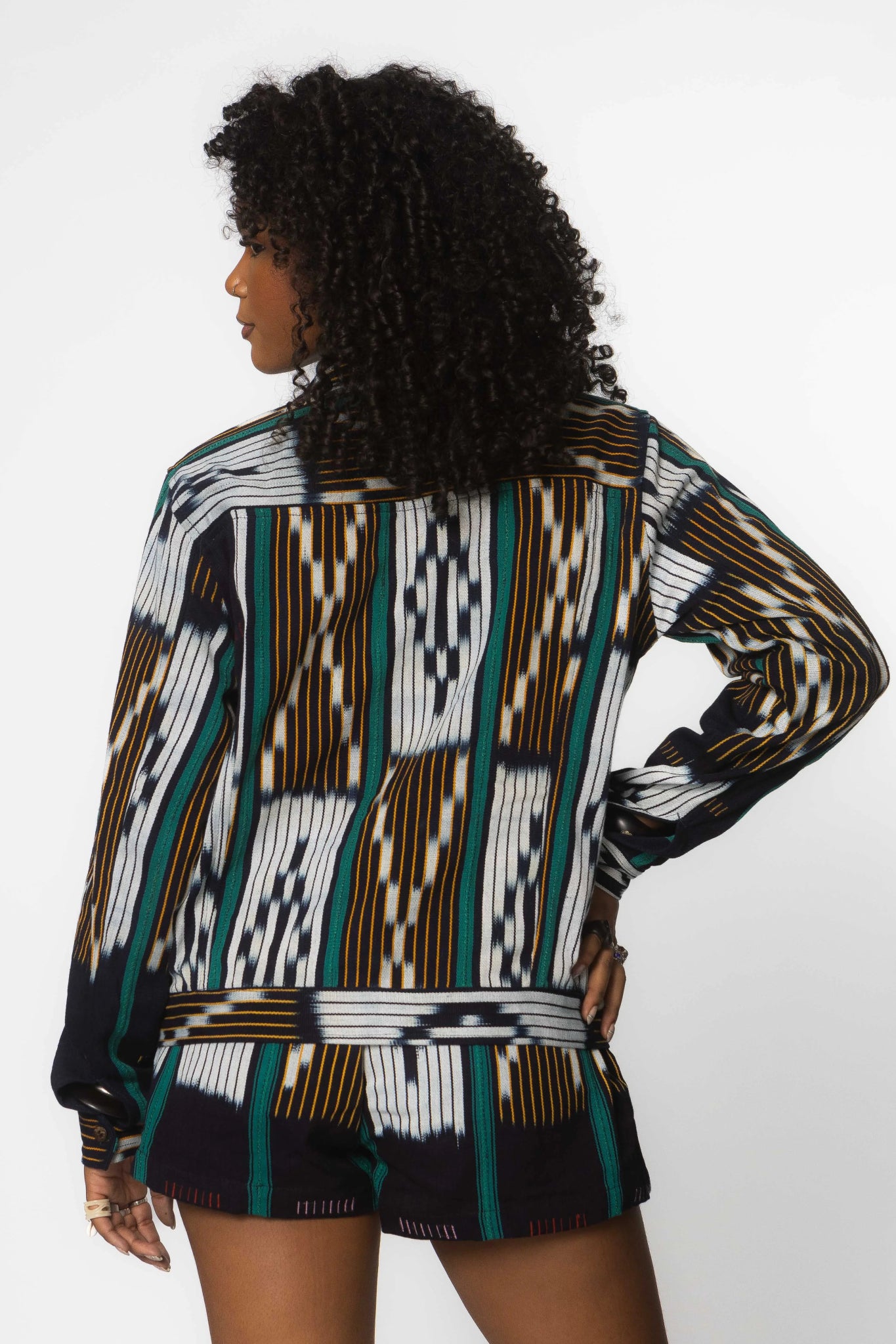 Fern Baulé Jacket#african_fabric_ghana#