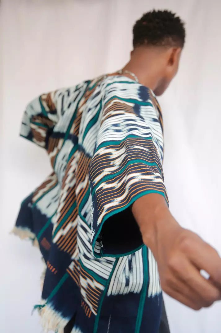 Ferns Baule Cloak#african_fabric_ghana#
