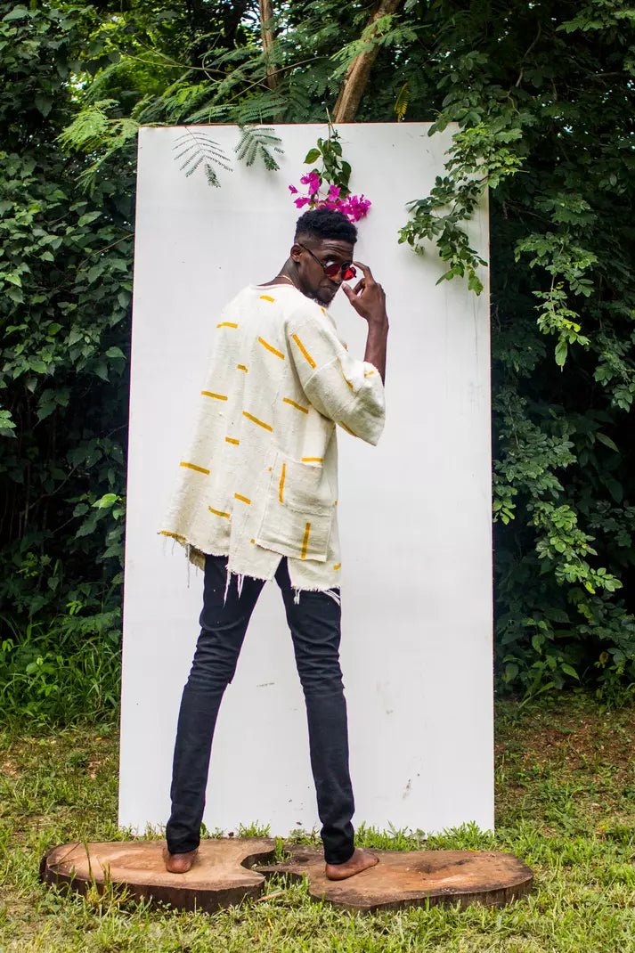 Finn The Human Bogolan Cloak (Pre - Order)#african_fabric_ghana#