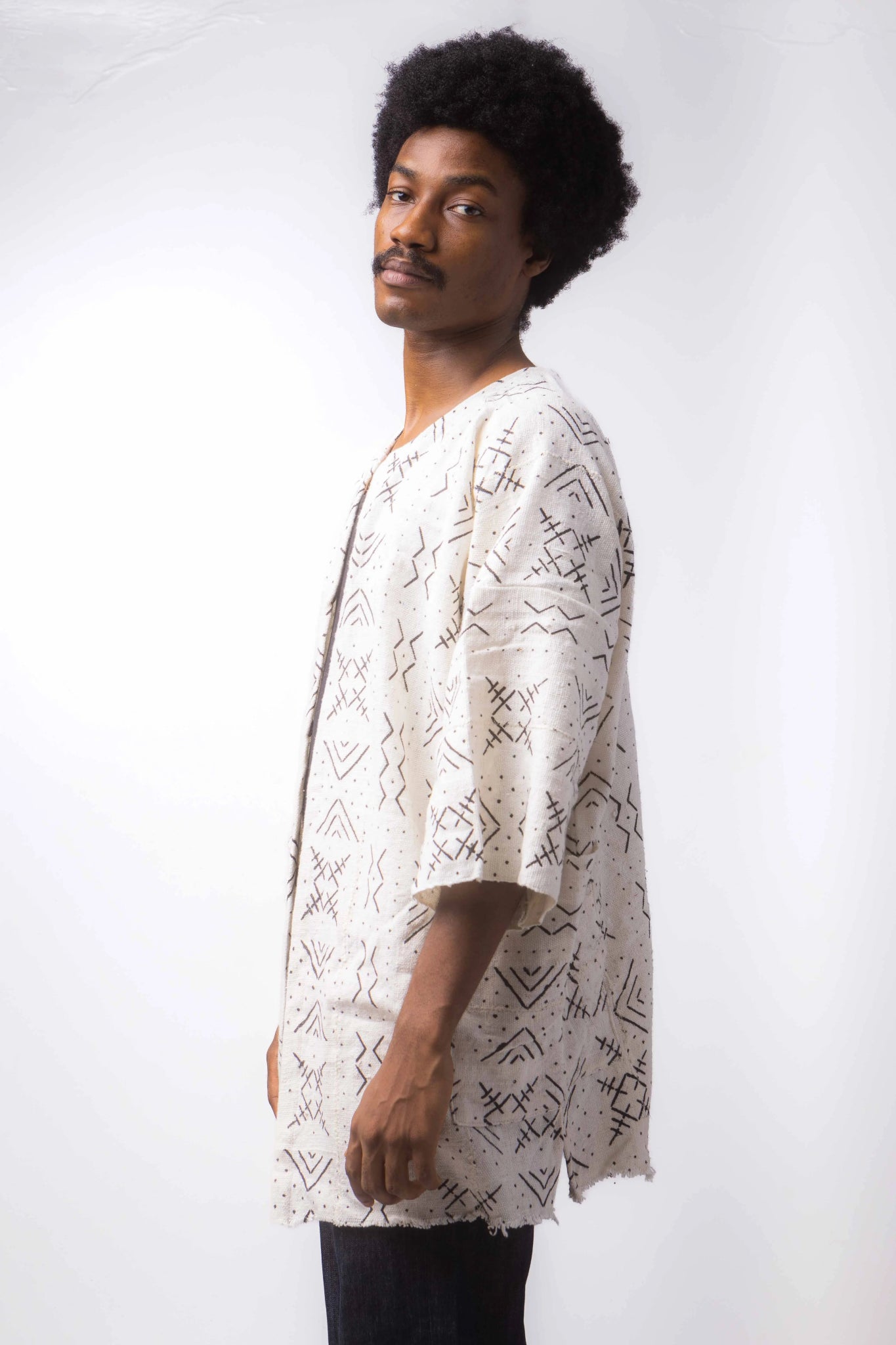 Found Bogolan Cloak (Pre - Order)#african_fabric_ghana#