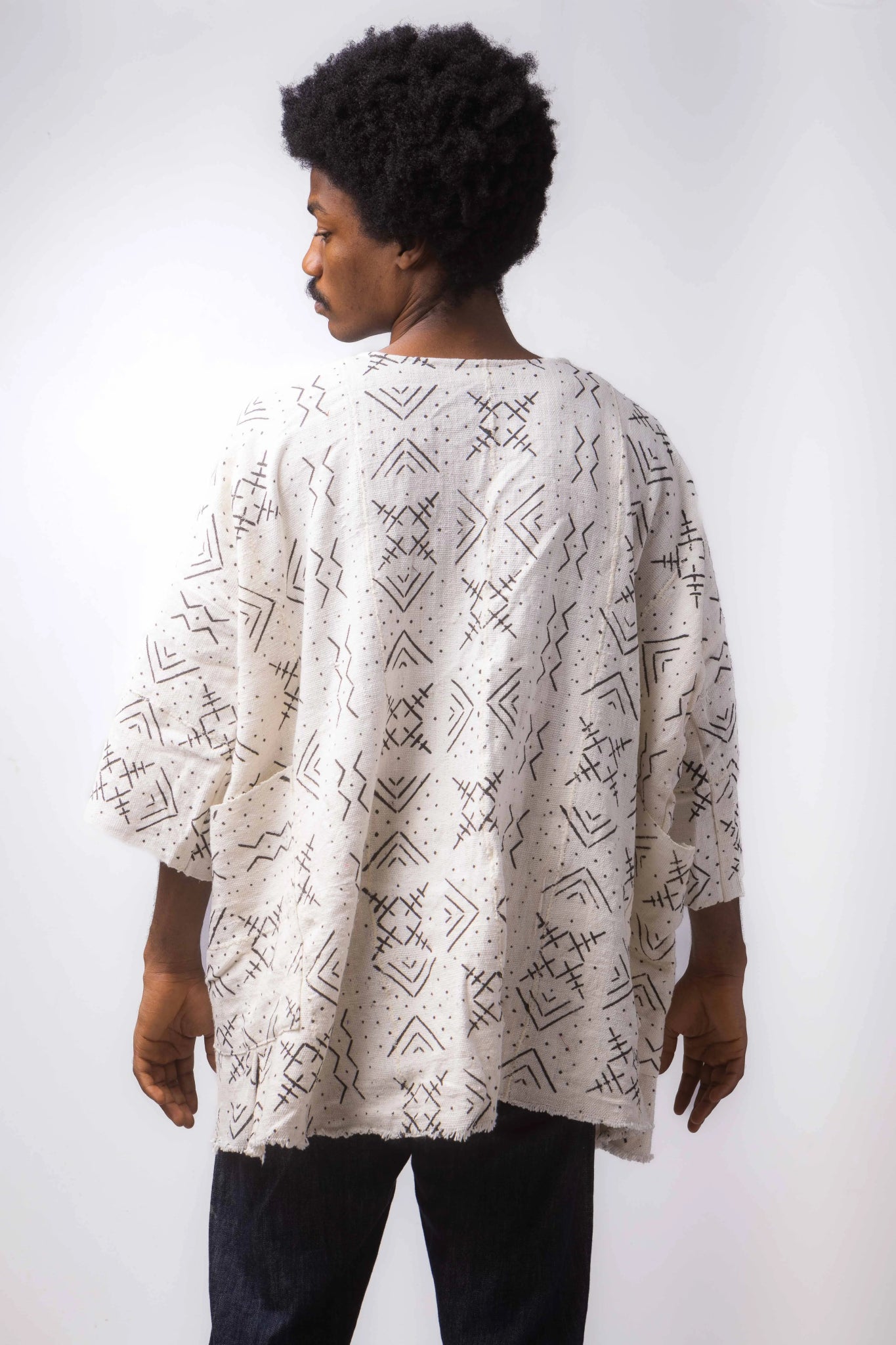 Found Bogolan Cloak (Pre - Order)#african_fabric_ghana#