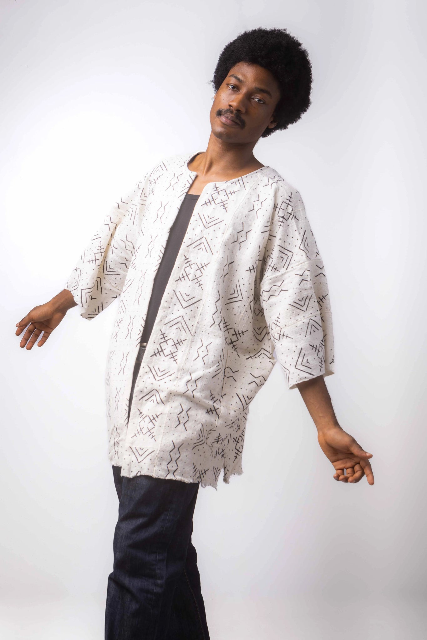 Found Bogolan Cloak (Pre - Order)#african_fabric_ghana#