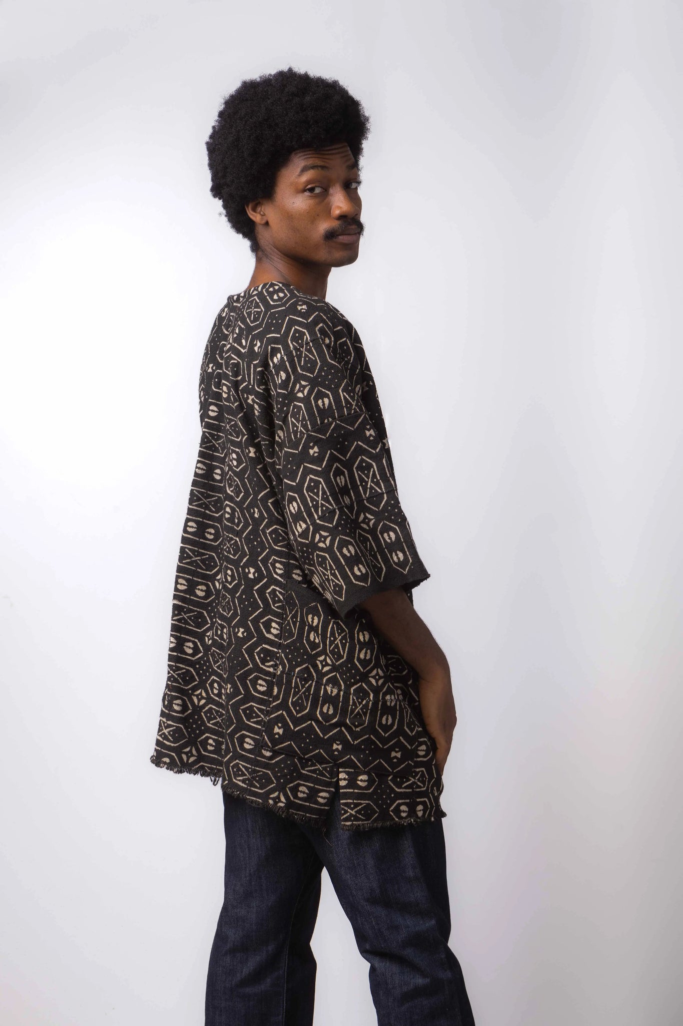 Gameboy Bogolan Cloak (Pre - Order)#african_fabric_ghana#