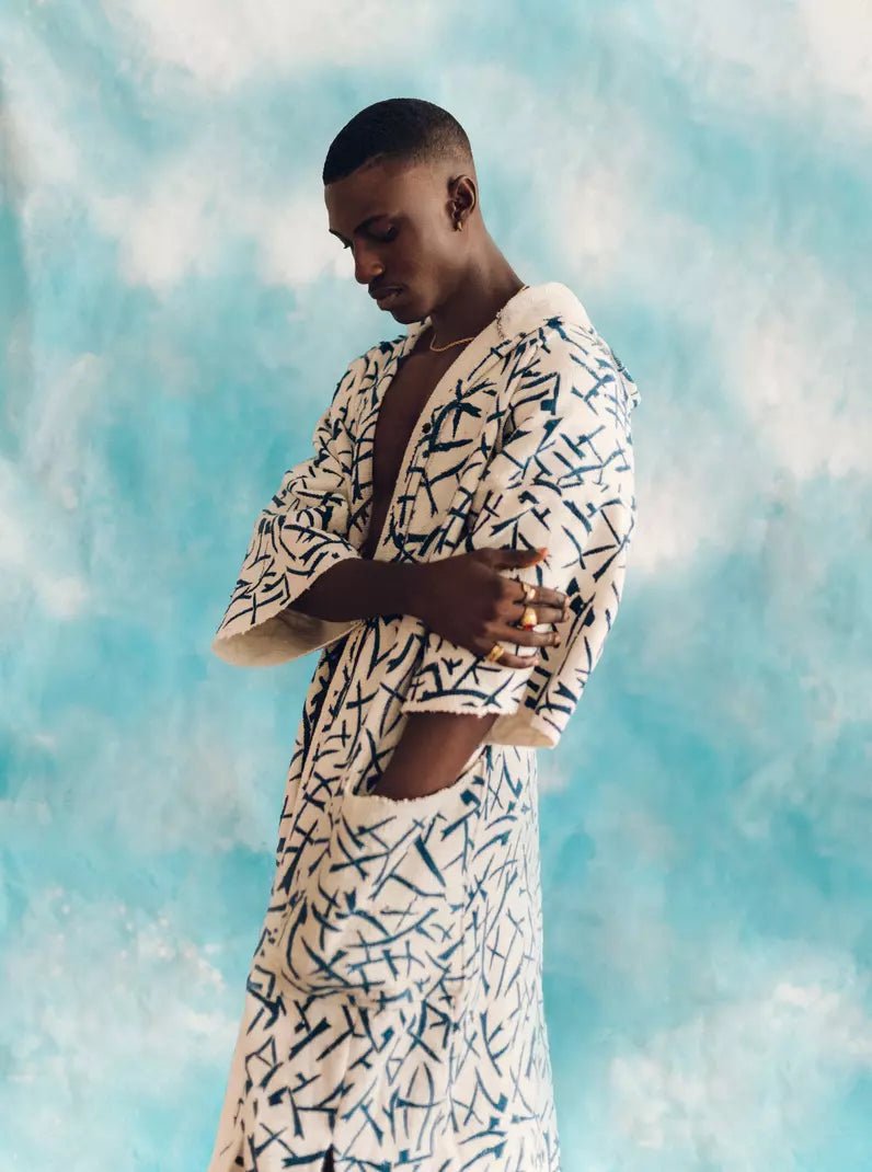 Get Free Hooded Bogolan Cloak (Pre - Order)#african_fabric_ghana#