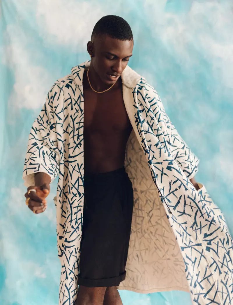 Get Free Hooded Bogolan Cloak (Pre - Order)#african_fabric_ghana#