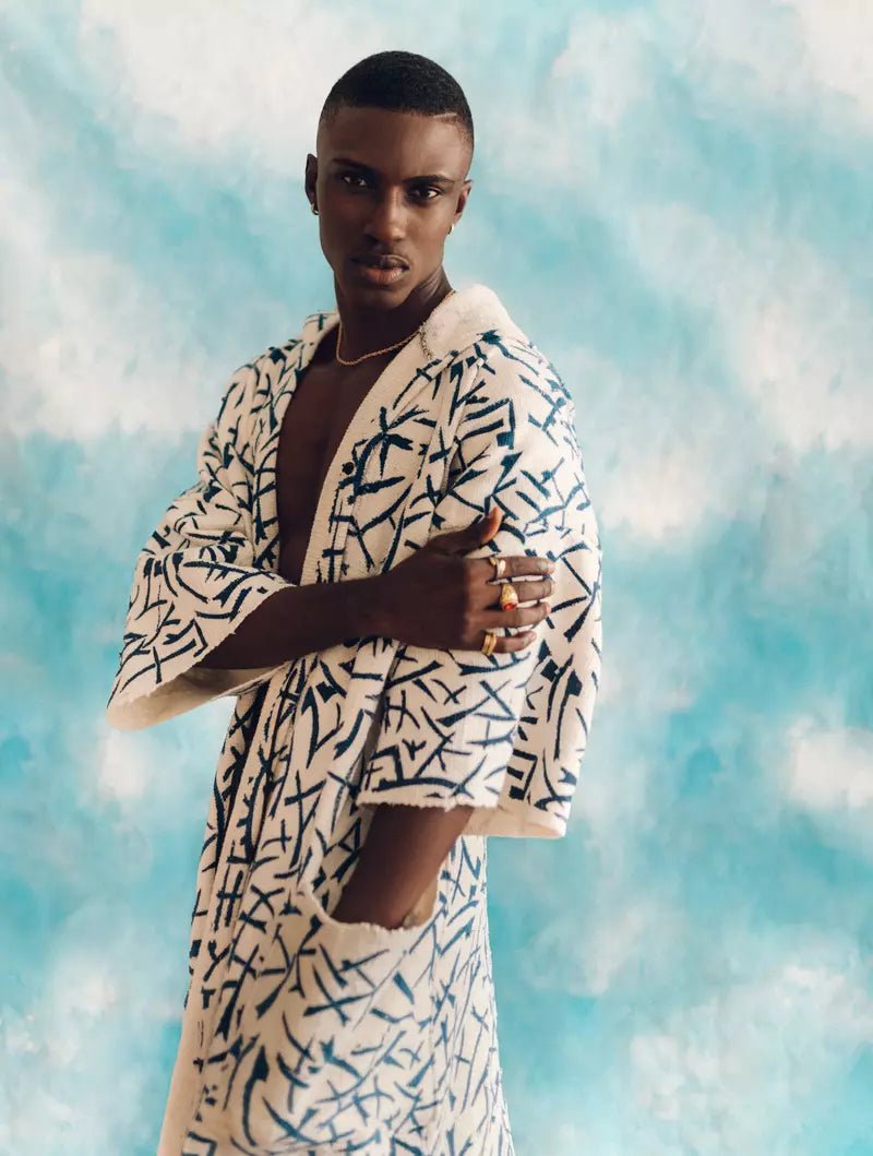 Get Free Hooded Bogolan Cloak (Pre - Order)#african_fabric_ghana#