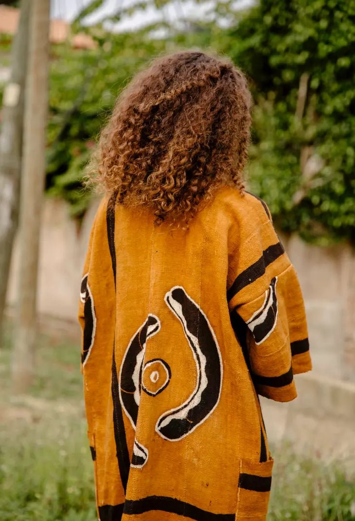 Goldie Bogolan Cloak (Pre - Order)#african_fabric_ghana#