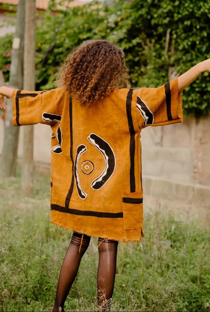 Goldie Bogolan Cloak (Pre - Order)#african_fabric_ghana#