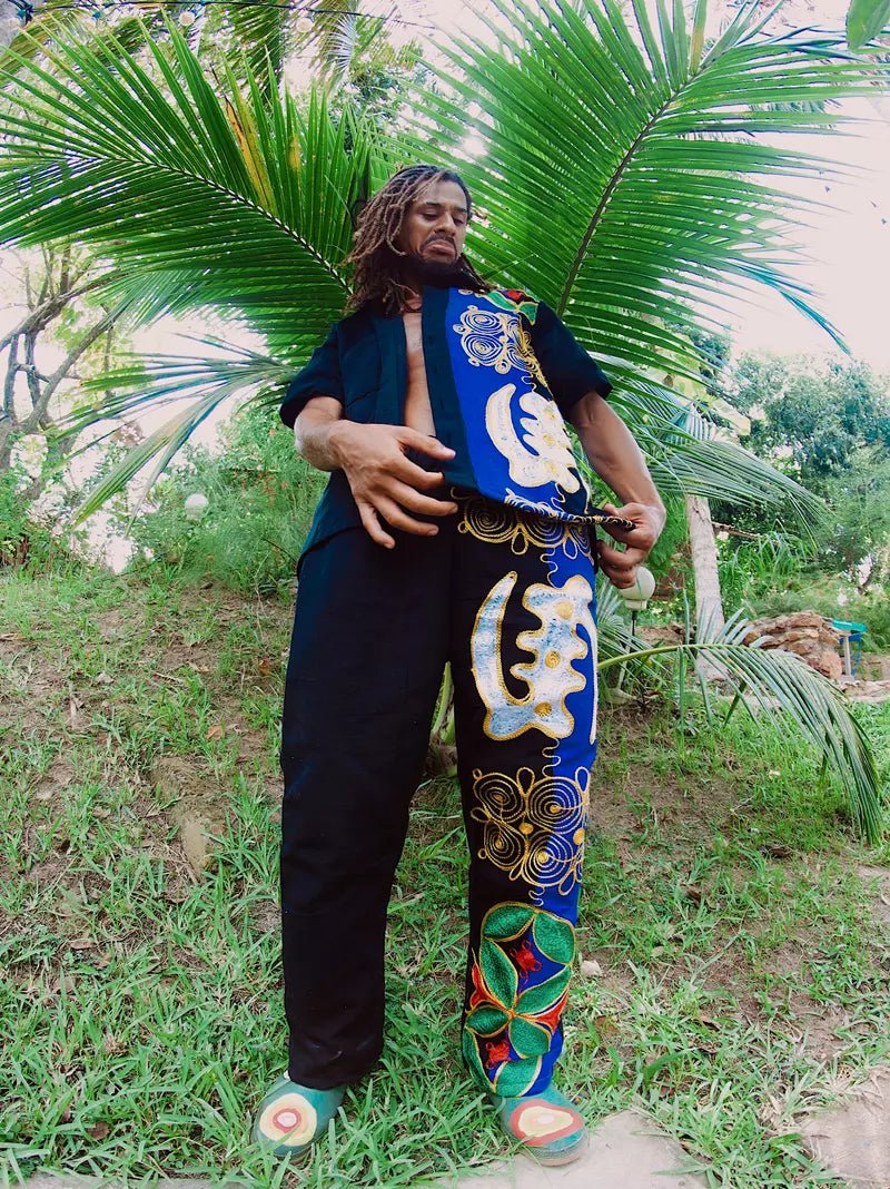 Gye Nyame Pants#african_fabric_ghana#