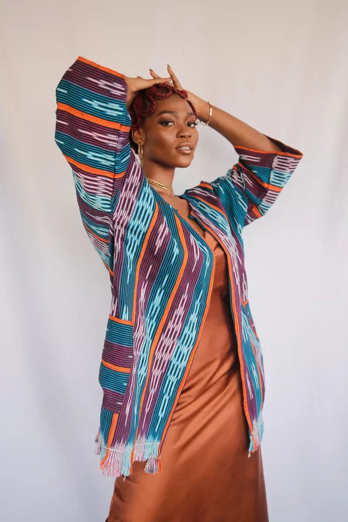 Haven Baule Cloak#african_fabric_ghana#