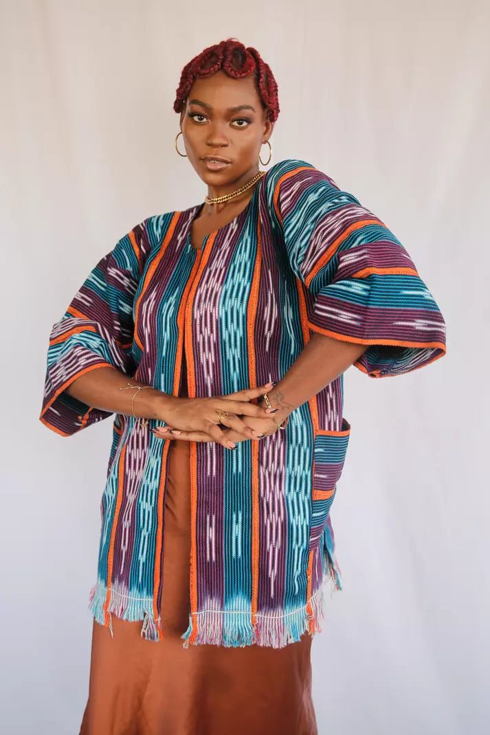 Haven Baule Cloak#african_fabric_ghana#