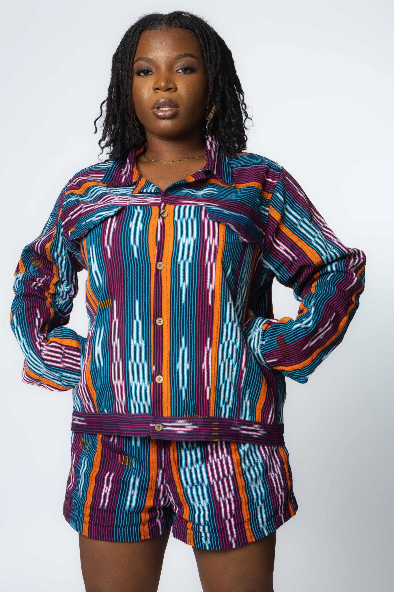 Haven Baulé Jacket#african_fabric_ghana#