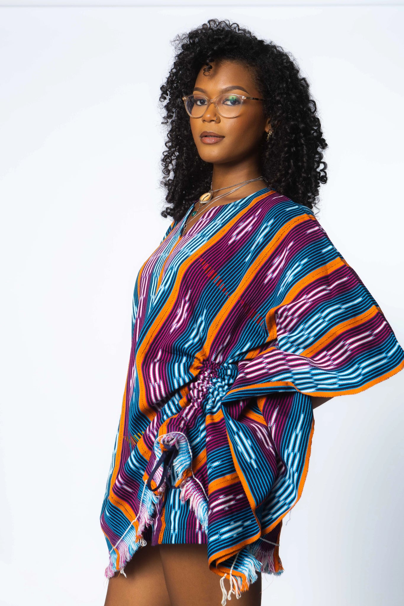 Haven Baulé Poncho#african_fabric_ghana#