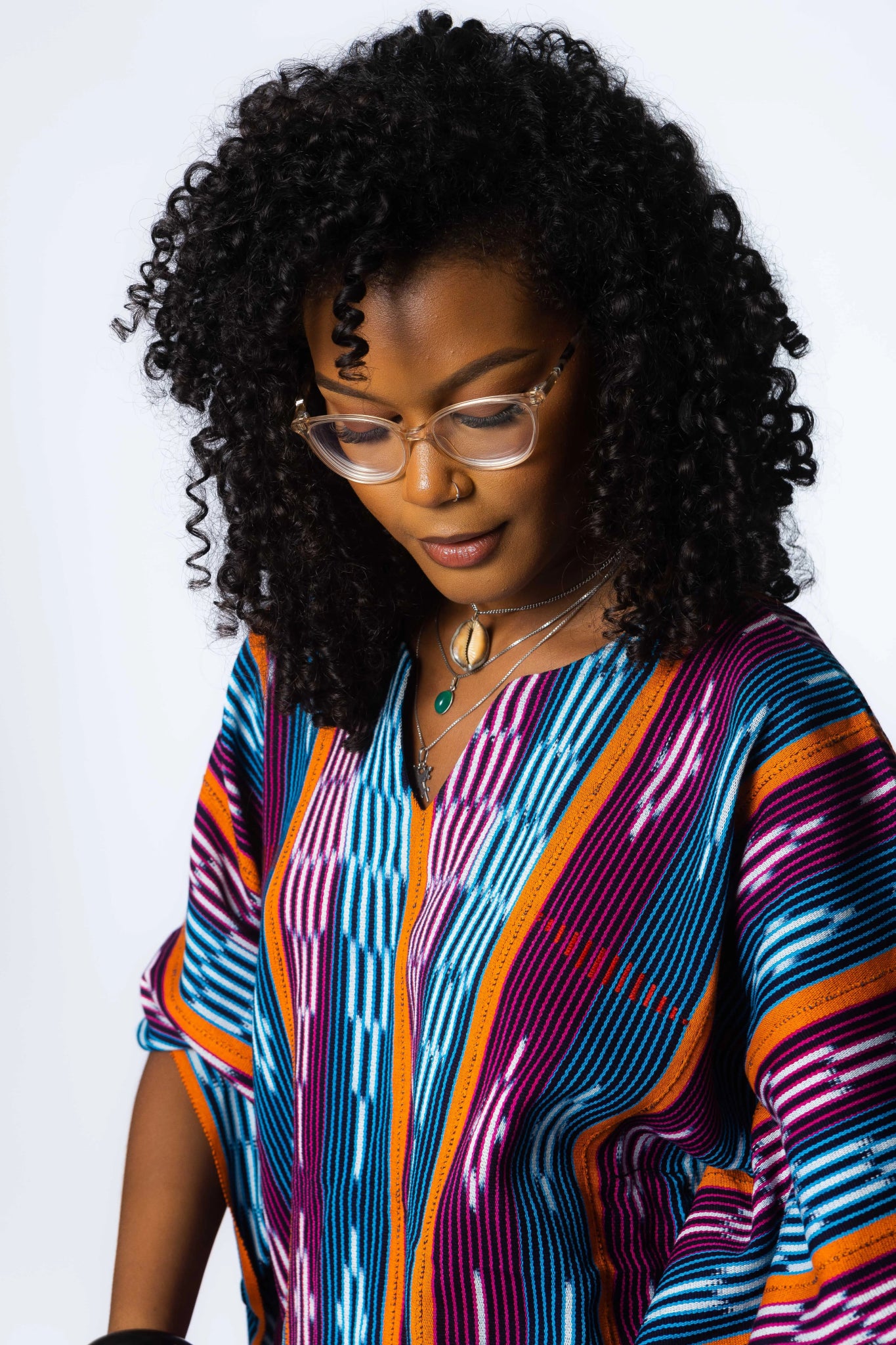 Haven Baulé Poncho#african_fabric_ghana#