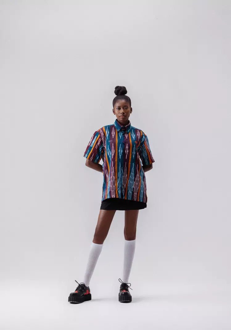 Haven Baulé Shirt#african_fabric_ghana#