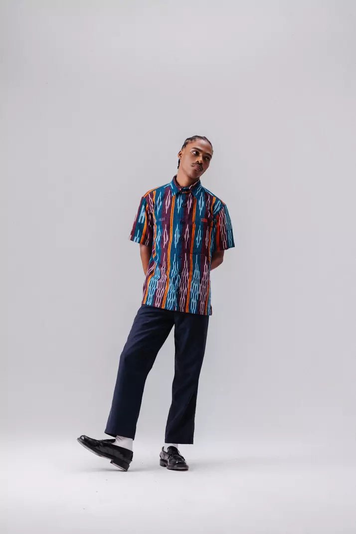 Haven Baulé Shirt#african_fabric_ghana#