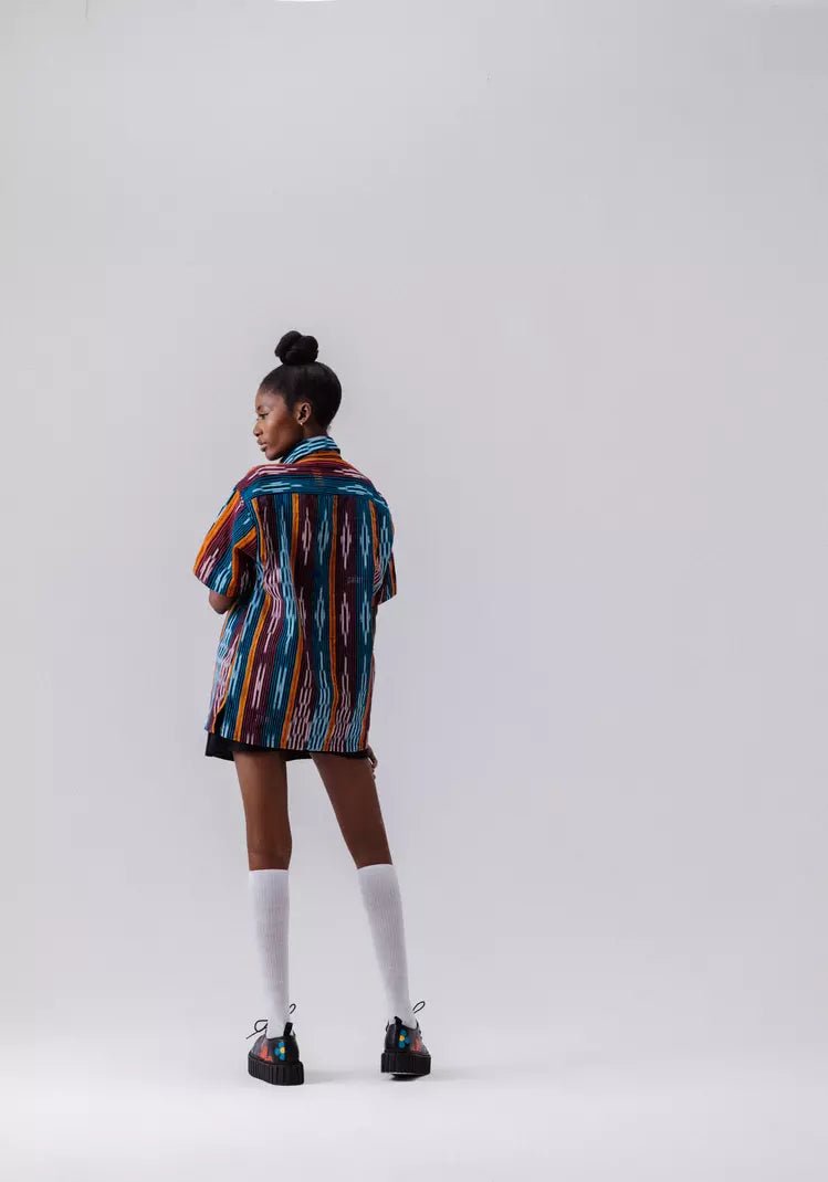 Haven Baulé Shirt#african_fabric_ghana#