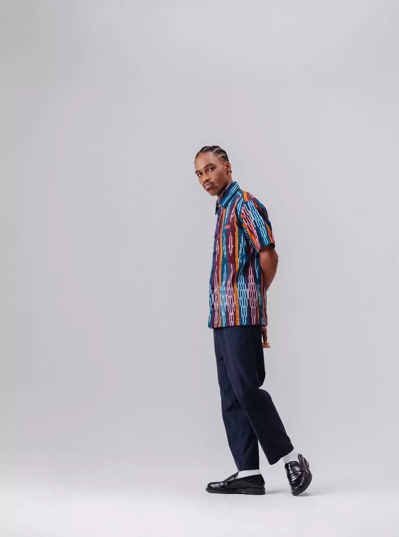 Haven Baulé Shirt#african_fabric_ghana#