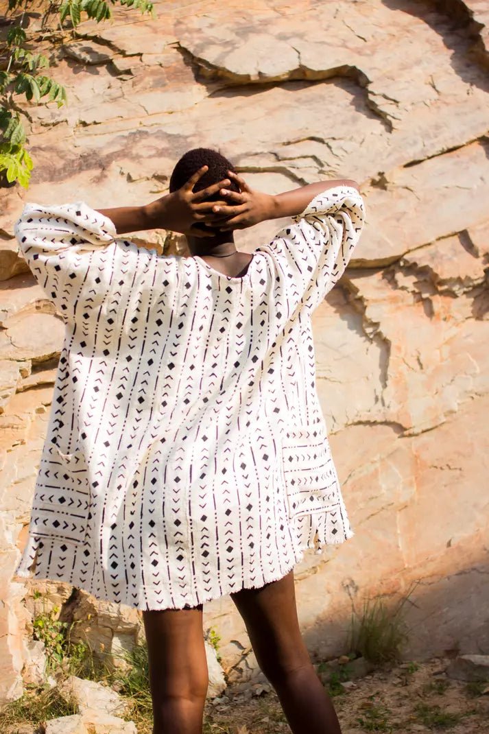 Highlights Bogolan Cloak (Pre - Order)#african_fabric_ghana#