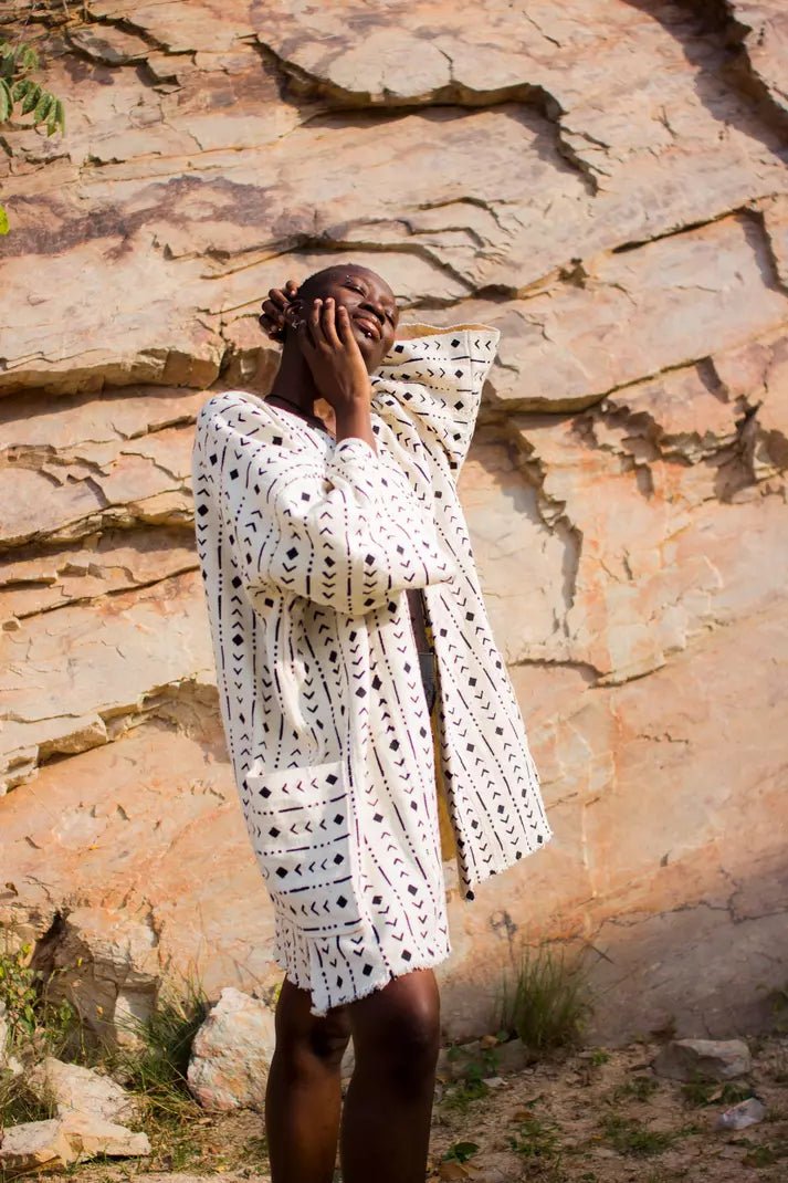 Highlights Bogolan Cloak (Pre - Order)#african_fabric_ghana#