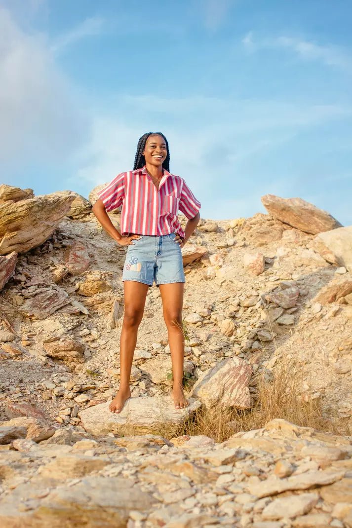 Kusasi Femme Shirt#african_fabric_ghana#