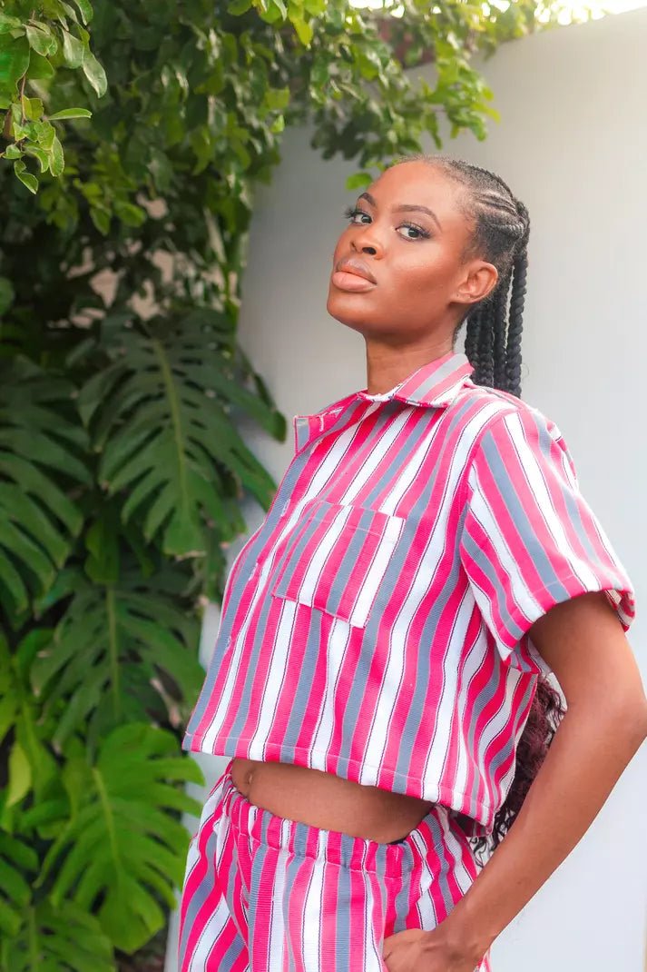 Kusasi Femme Shirt#african_fabric_ghana#