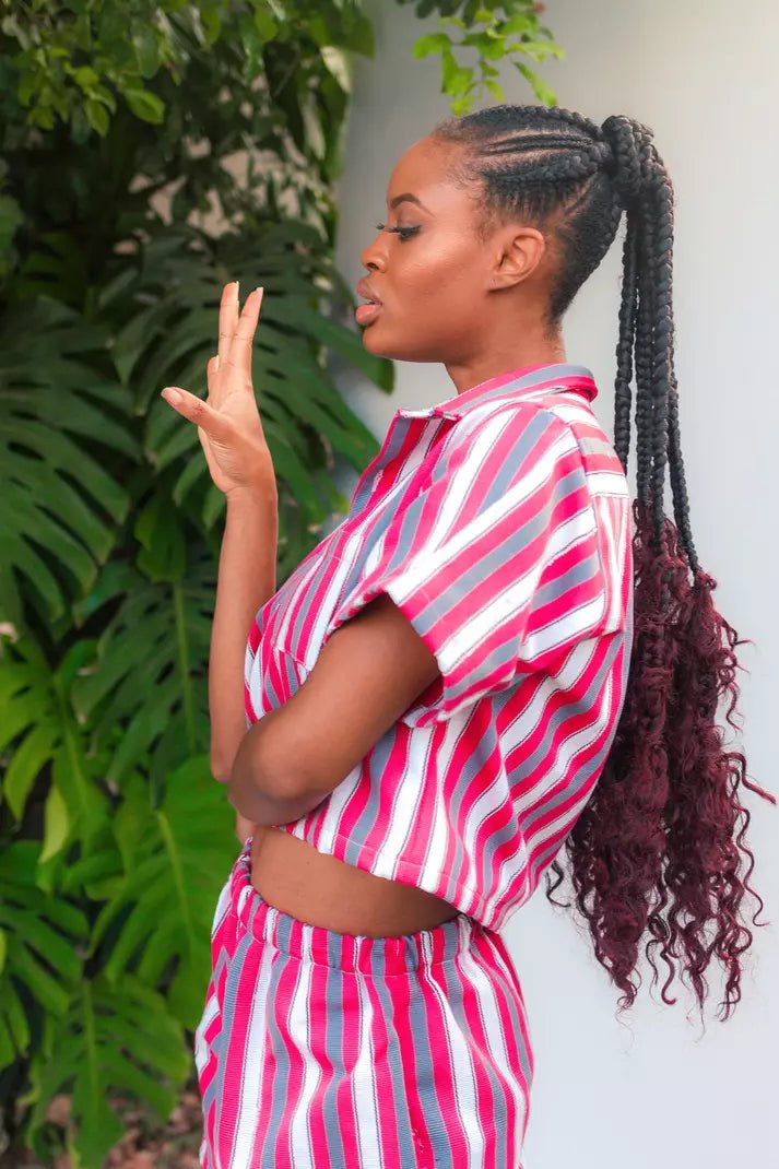 Kusasi Femme Shorts#african_fabric_ghana#
