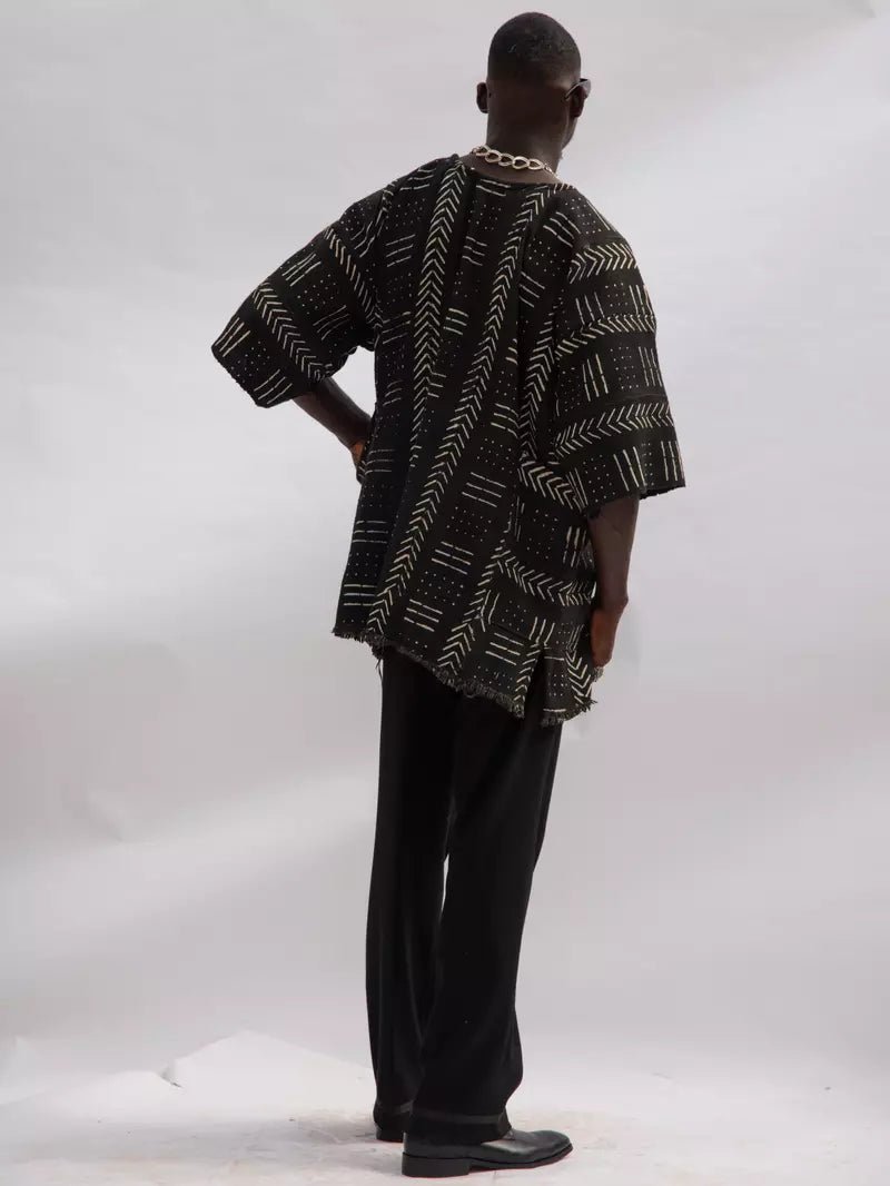 Line Up Bogolan Cloak (Pre - Order)#african_fabric_ghana#