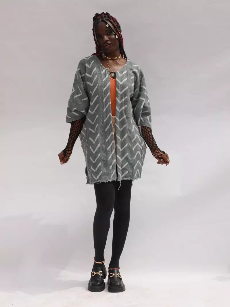 Looney Bogolan Cloak#african_fabric_ghana#