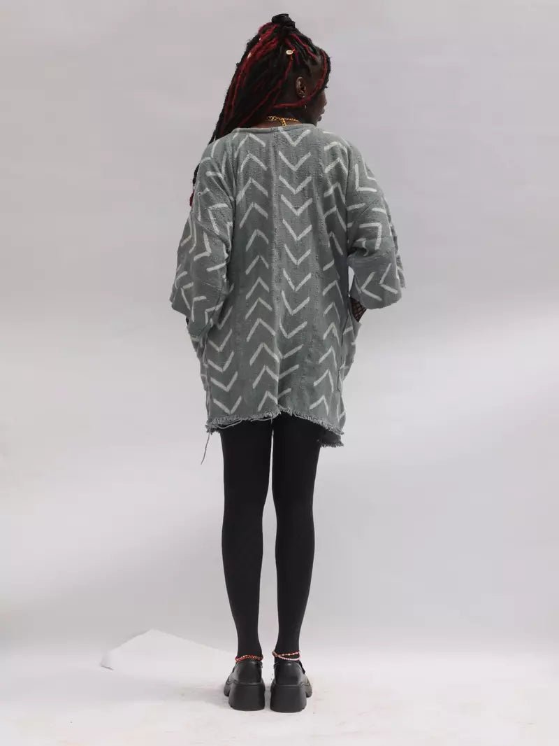 Looney Bogolan Cloak#african_fabric_ghana#