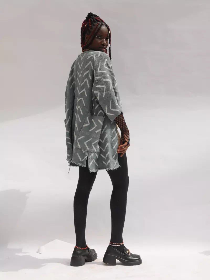 Looney Bogolan Cloak#african_fabric_ghana#