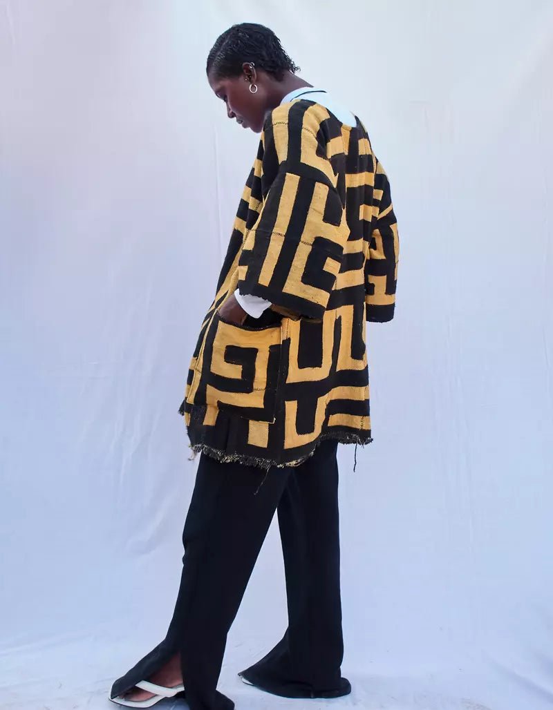 Maze Bogolan Cloak#african_fabric_ghana#