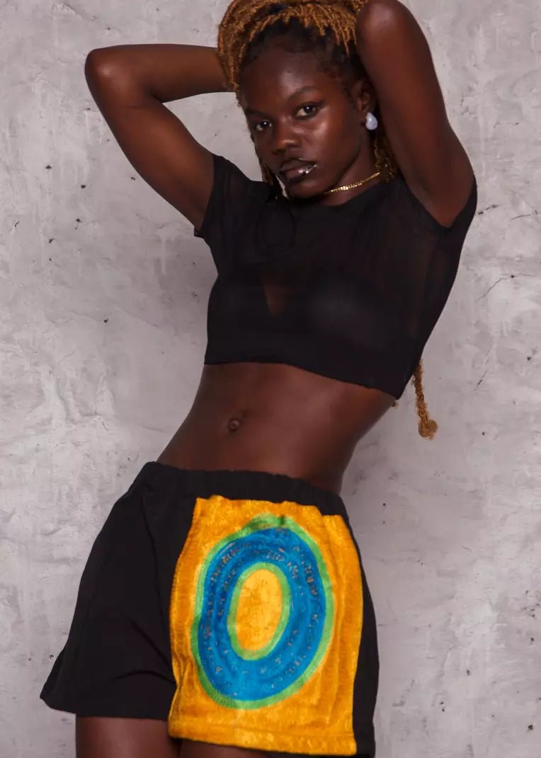 Nebula Fugu Shorts#african_fabric_ghana#