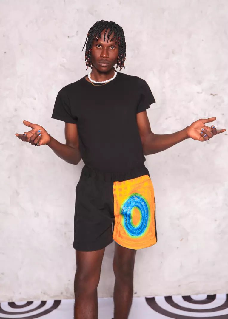 Nebula Men’s Shorts#african_fabric_ghana#