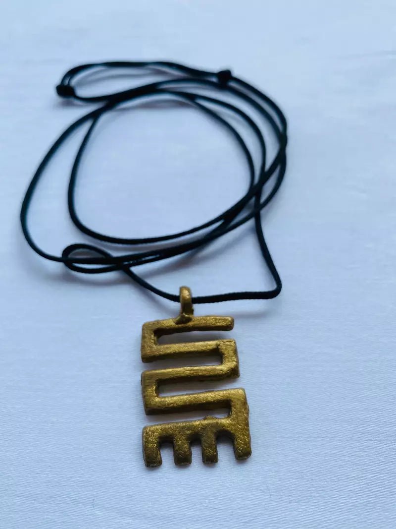 Nkyinkim Brass Necklace (Pre - Order)#african_fabric_ghana#