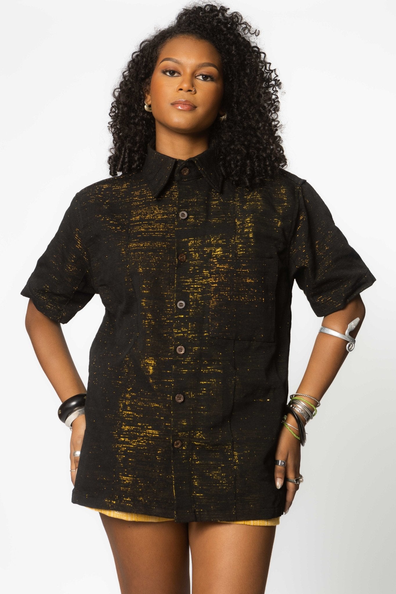 Nsoromma Fugu Shirt#african_fabric_ghana#