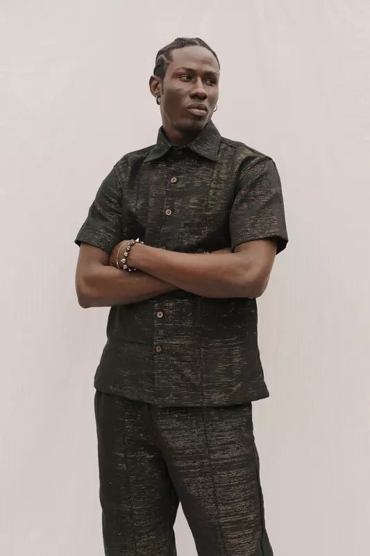 Nsoromma Fugu Shirt#african_fabric_ghana#