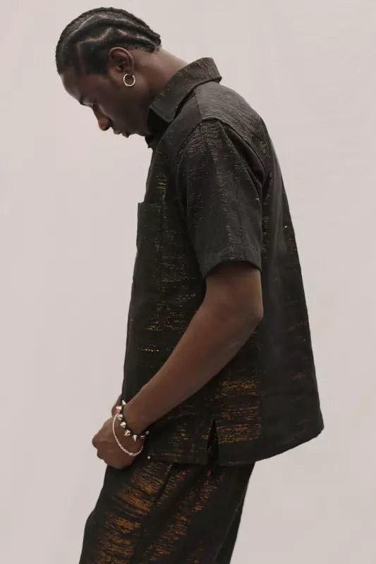 Nsoromma Fugu Shirt#african_fabric_ghana#