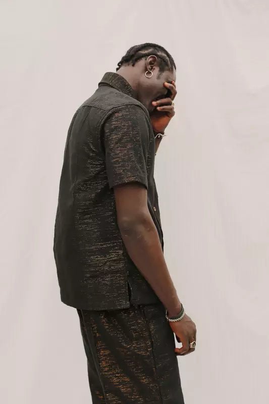 Nsoromma Fugu Shirt#african_fabric_ghana#