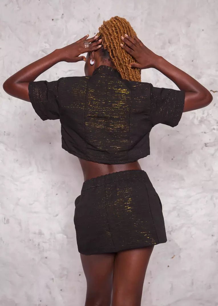 Nsoromma V Neck Top#african_fabric_ghana#