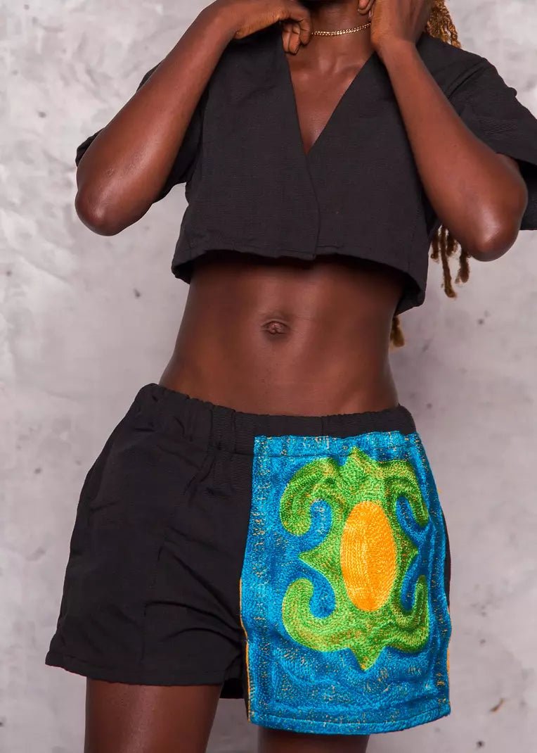 Ohemaa Fugu Shorts#african_fabric_ghana#