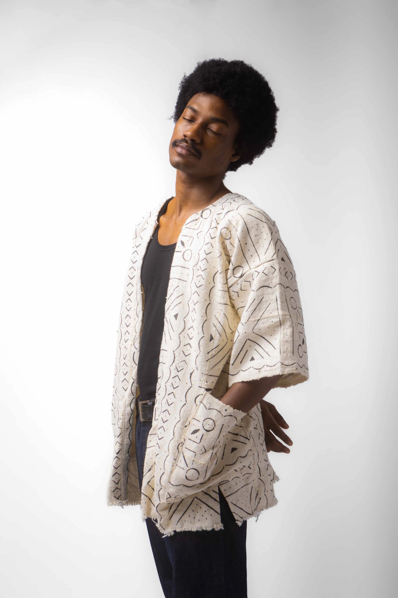 Patience bogolan cloak (Pre - Order)#african_fabric_ghana#
