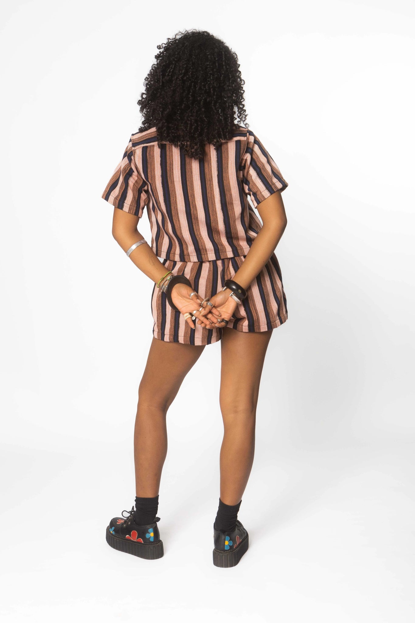 Peach Fuzz Femme Shirt#african_fabric_ghana#