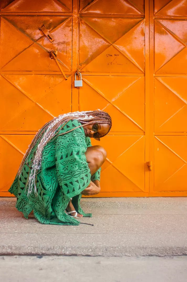 Power Girl Bogolan Cloak (Pre - Order)#african_fabric_ghana#