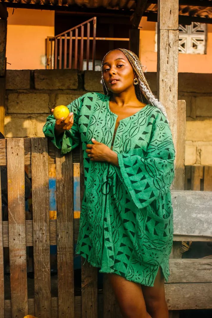 Power Girl Bogolan Cloak (Pre - Order)#african_fabric_ghana#