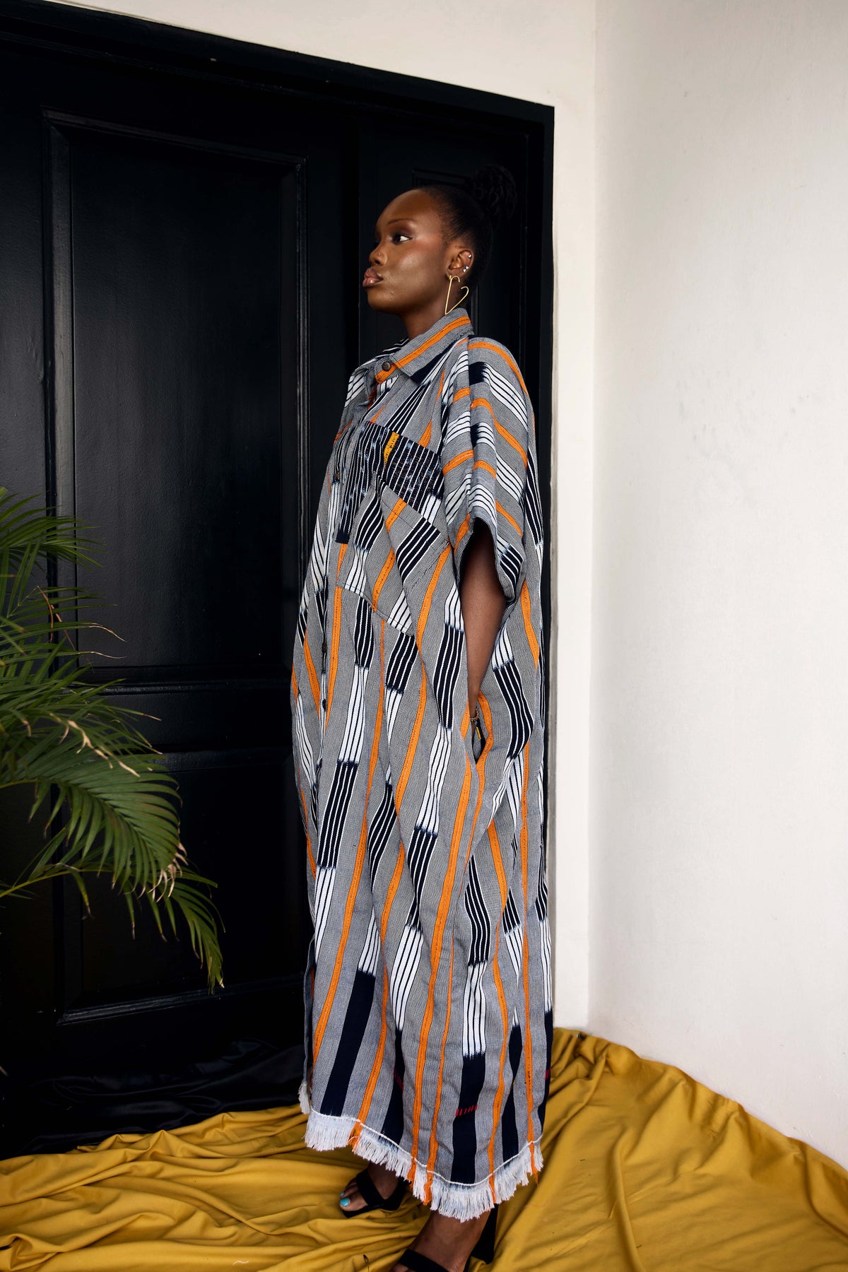 Nyè Awo Baule Shirt Dress - Long