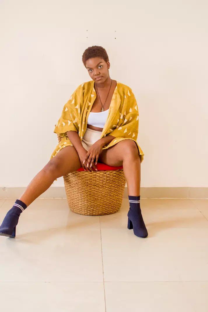 Salad Bogolan Cloak#african_fabric_ghana#
