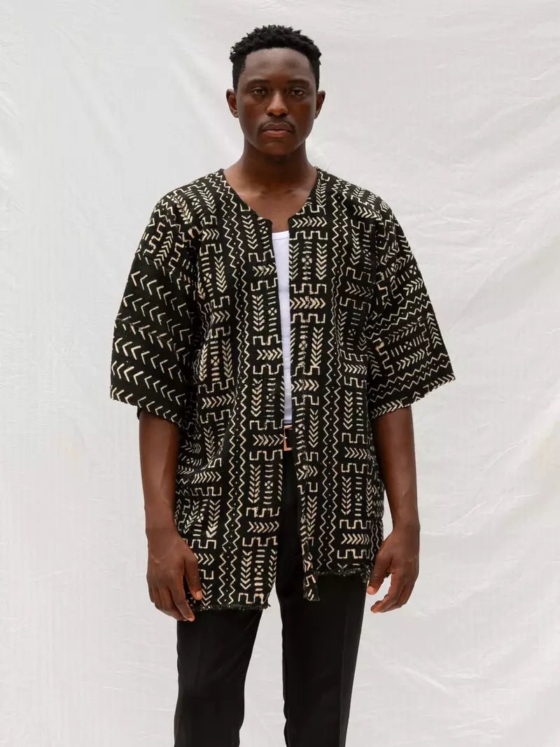 Serenity Bogolan Cloak (Pre - Order)#african_fabric_ghana#